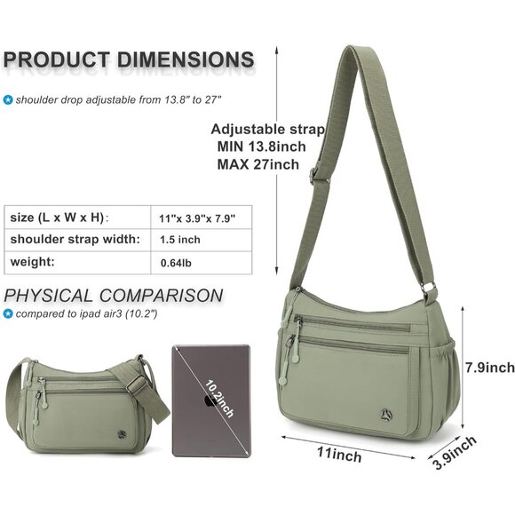 Stylish Women’s Crossbody Purse - Secure and Water-Resistant for Daily Use - Picture 5 of 6